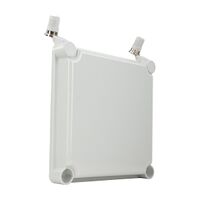 Fibox EK Cover PC suits 190 x 190mm Base 30mm High with Hinges Grey