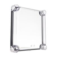 Fibox EK Cover PC suits 190 x 190mm Base 30mm High Clear