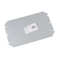 Fibox CAB Mounting Plate Steel W370 x H470mm suits 400 x 500mm