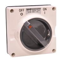 NHP ISO Surface Switch, 3 Pole 32A 500V AC, w/o Base, Resistant