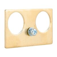 NHP ISO Brass Earthing Plate for SWA Glands, suits 1-3 gang Standard D63mm Base