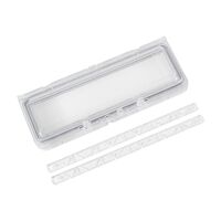 Fibox Inspection Window 10 DIN Module Opening W183 x H50mm