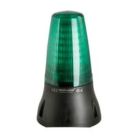 Moflash LED125 48 LEDS Steady or Flashing Mode IP65 115V AC Wall or Surface Mount Lens Green