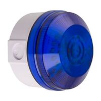 Moflash LED195 48 LEDS Steady/Flashing Mode IP65 85-280VAC and 85-380VDC Flashing W/ S Mnt Blue