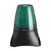 Moflash LEDA100 ECO Sounder Cap 8 LEDS Steady/ Flash Mode IP65 20-30VAC DC W/ S Mnt Green