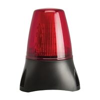 Moflash LEDA100 ECO Sounder Cap 8 LEDS Steady/ Flash Mode IP65 20-30VAC DC W/ S Mnt Red