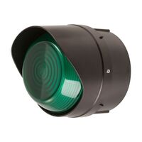 Moflash LEDTL Traffic Light 36 LEDS Sty/ Fls Mode IP65 85-280VAC and 85-380VDC Bracket Mnt Green