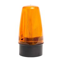 Moflash Xenon Beacons Edison Screw Cap 2 Joules Flash Mode IP65 10 to 72V AC DC W/S Mount Lens Amber
