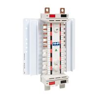 NHP POWERMAX DIN-T NC Busbar Chassis 250A 48 Way 2Pole Universal Red Black