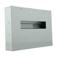 NHP DIN-T NLC Metal Loadcentre Surface DinT 12 Way Metal Grey