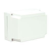 Fibox MNX Terminal Box PC IP66 and IP67 Low Box H130 x W180 x 50mm Grey