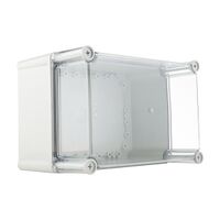 Fibox SOLID Terminal Box PC IP66 and IP67 H190 x W280 x D180mm Clear