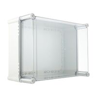 Fibox SOLID Terminal Box PC IP66 and IP67 H280 x W380 x D180mm Clear