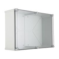 Fibox SOLID Terminal Box PC IP66 and IP67 H380 x W560 x D180mm Clear