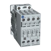 Allen-Bradley 100E Contactor 11kW 4P 100-250V AC/DC Coil 2NO 2NC Auxiliary