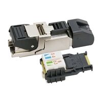 Allen-Bradley 1585 Ethernet Cable Connector 4 Pair CAT5e RJ45 Crimp Boot Quantity 50
