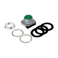 Allen-Bradley 800T Pushbutton 30.5mm Flush Head Momentary Non Illuminated No Contacts Green