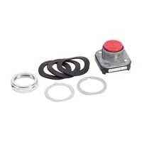 Allen-Bradley 800T Pushbutton 30.5mm Flush Head Momentary Non Illuminated No Contacts Red