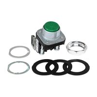 Allen-Bradley 800T PB 30.5mm FS Terminal Guard Flush Head Mom. Non Illuminated 1 N.O. 1 N.C. Green