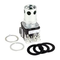 Allen-Bradley 800T PB 30.5mm FS Tmal Grd Ext Hd with Grd Mom. Illum Incandescent 120V 1N.O. 1 N.C.