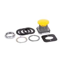 Allen-Bradley 800T Pushbutton 30.5mm Mushroom Head Momentary Non Illuminated Yellow