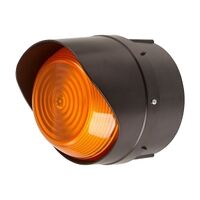 Moflash LEDTL Traffic Light 36 LEDS Steady or Flashing Mode IP65 20-30VAC DC Bracket Mnt Amber