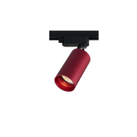 GU10 Track Light Dark Red, No Globe
