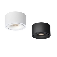 Round Surface Mount DL Black Tri Color 10w