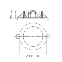 13w LED Downlight Tri Color