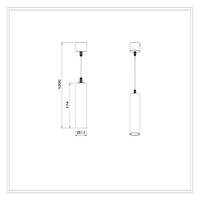 15w LED Pendant Light Gold