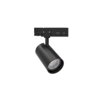40w Three Phase Track Head Black