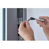 Bit ratchet 90 mm with thumb wheel 1/4" | 90 mm