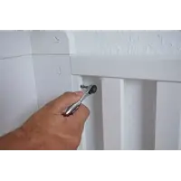 Bit ratchet 90 mm with thumb wheel 1/4" | 90 mm