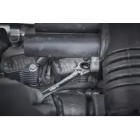 Ring ratchet open-ended spanner set