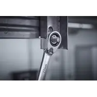 Ring ratchet open-ended spanner set