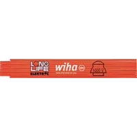 Electrician's Longlife® folding ruler, 2 m orange | 15 mm