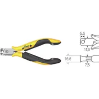 Professional ESD end cutting nippers 115 mm | -