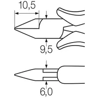 Professional ESD diagonal cutters - | 115 mm