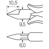 Diagonal cutters Professional ESD 115 mm | -