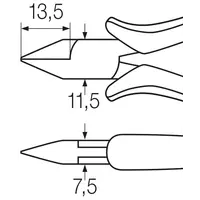 Professional ESD diagonal cutters 115 mm | -
