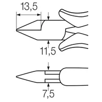 Professional ESD diagonal cutters 115 mm | -