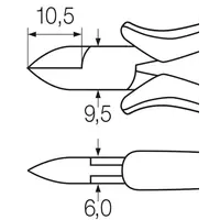 Professional ESD diagonal cutters - | 115 mm