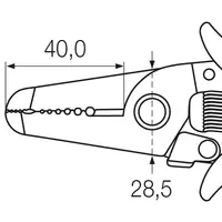 Electronic stripping pliers - | 165 mm