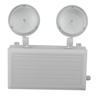 Twin Spot Emergency Light with Self Testing