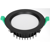 13W Recessed Tri-Colour Downlight - Black