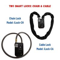 Moov8 iLock – Keyless Ebike / Scooter Smart Lock with Anti Theft Alarm 110dB APP Control