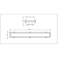 24V 2' Weatherproof Emergency Batten