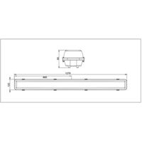 4ft T8 Tube Emergency Batten - Weatherproof