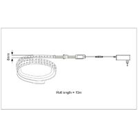 10m COLA LED Strip - 3000K (incl Connectors)Dotless
