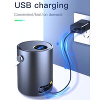 Rechargeable Portable Tyre Inflator Wireless Mini Air Pump With 4 Piece Accessory Kit for e-Bike, Scooter, Car – 4500mAh Battery